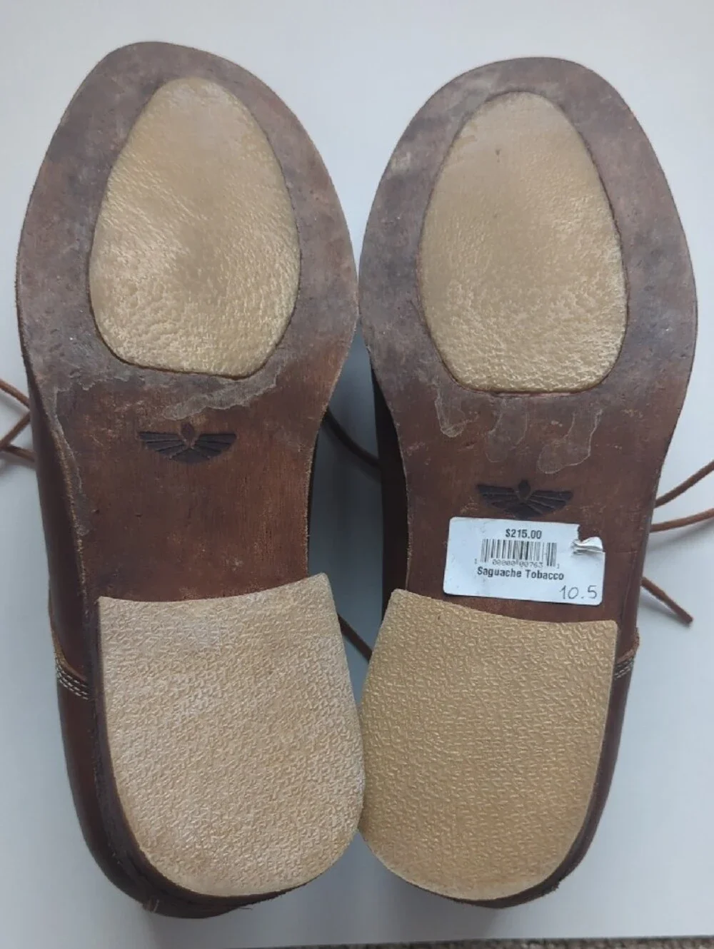 Adelante Shoe Co. Saguache Tobacco Leather Chukka Boots 10.5 Size
